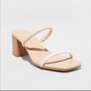 Target two tone block heel